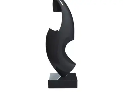 model sculpture 2 shark 3D model