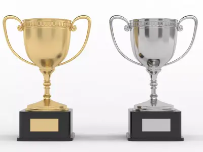 Cups Trophy 3D model get