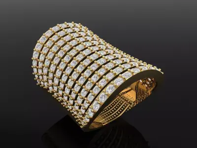 Gold ring 3 Free 3D print model