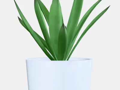 FEJKA Artificial potted plant with pot Low-poly 3D model