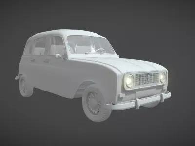 RENAULT 4L 3D model