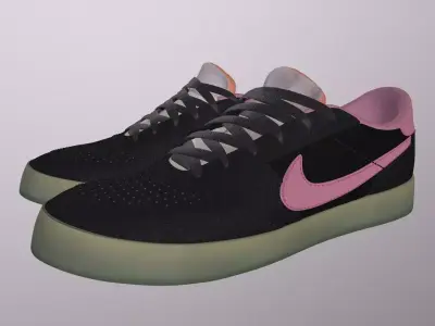 NIKE SB SHOES PBR Low-poly 3D model