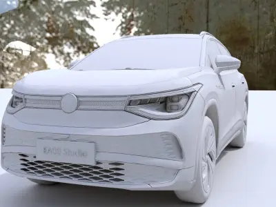  Volkswagen ID6 3D model