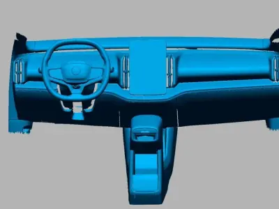 Volvo EX30 2024 Instrument Panel Vehicle 3d scan model 3D model  3D model