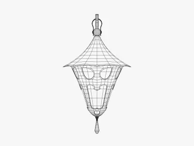 Antique Light Fixture 3D model