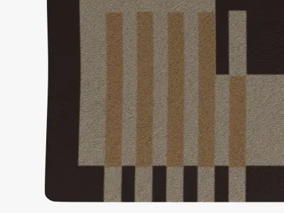 Art Deco Carpet 02 3D model