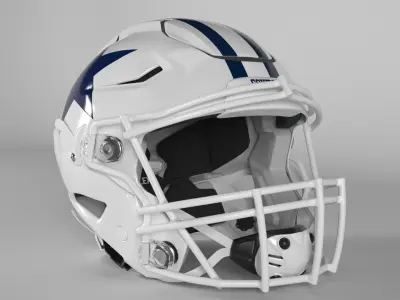 COWBOYS DALLAS Helmet Football NFC East PBR updated 2025 3D model