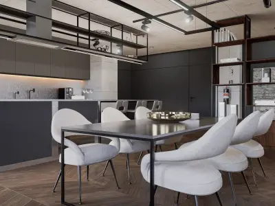 Modern living - C1 3D model