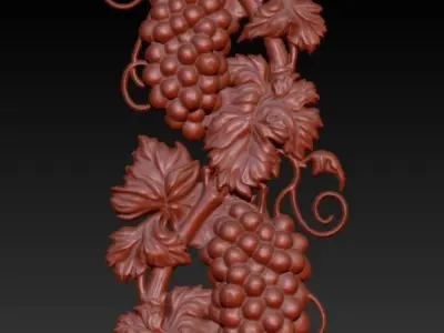 grapevine pattern 3D print model