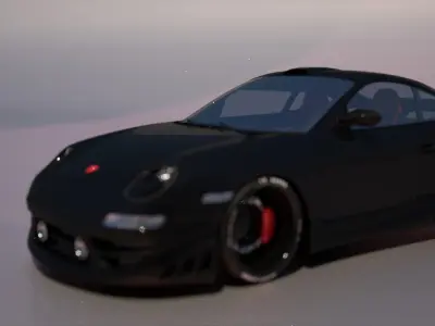 Porsche carrera 3D model