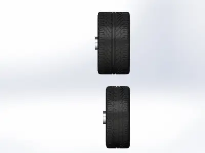 Wheels for scale model of Lotec Sirius 3D print model