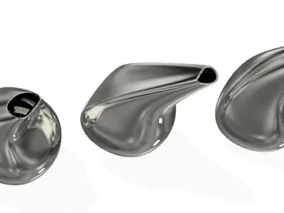 VASE SET - Drop Design 3D model