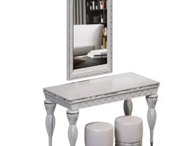 luxor-makeup-table by elve luxury 3D model