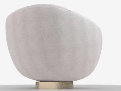 Essex Armchair - Brabbu style  Low-poly 3D model