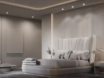 Luxury Bedroom 3D model