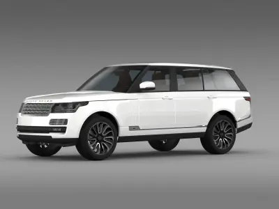 Range Rover Autobiography LWB L405 2014 3D model