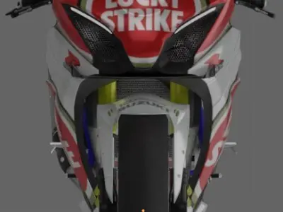 GSX-R 1000 Special Edition Lucky Star Livery 3D model