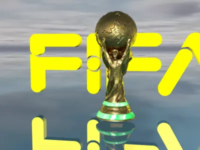 fifa world cup trophy 3D model