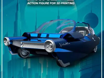 Fantasticar  Compatible with Marvel Legends 1 12 Scale 3D print model