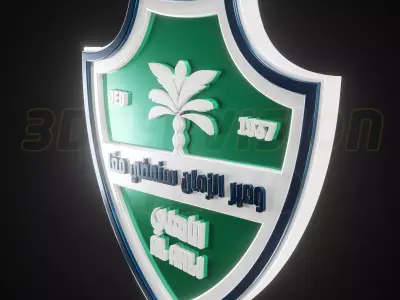 Al Ahli logo - Cinematic - 3D print 3D model