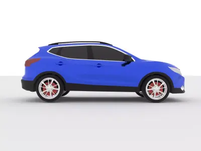 Nissan Qashqai 2013-2018  3D Printable Model 3D print model