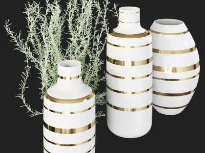 Decorative set  10 3D model