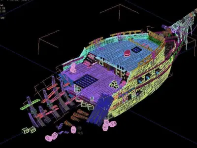 Game Shipwreck - Shipwreck 03 3D model