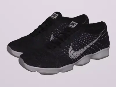 NIKE FLYKNIT SHOES PBR Low-poly 3D model