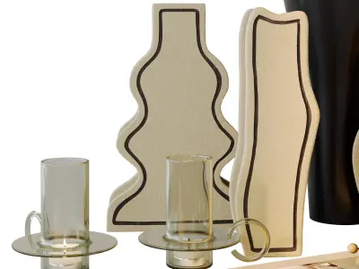 Decorative set fermliving 3D model