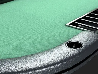 Poker Table Low-poly 3D model