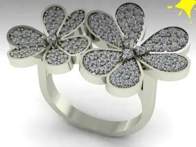 Jewelry  Ring Free 3D print model