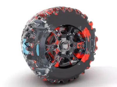 Futuristic Engine Model Pack with Detailed Components Low-poly 3D model purchase
