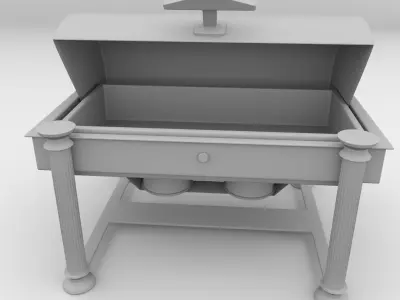 Oblong Chaffing Dish 3D model
