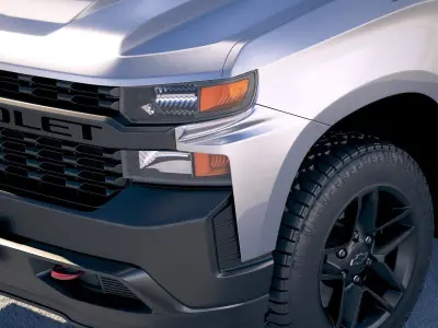 Chevrolet Silverado Custom Trail Boss CG 2019 3D model
