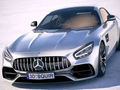Mercedes AMG GT 2020 3D model