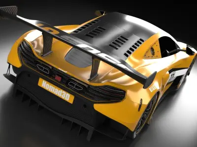 McLaren F1 650S GT3 Hyper car  3D model