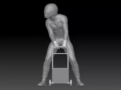 FORMULA ONE PIT STOP 2 3D print model