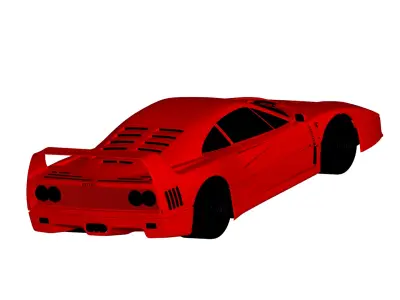 Ferrari F40  3D model