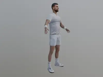 Novak Djokovic  3D model