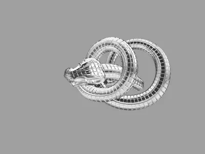 snake ring1 3D print model