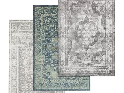 Rug Set 1749 3D model