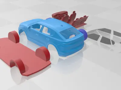 Capri 2025 - Separate Parts STL Model 3D print model