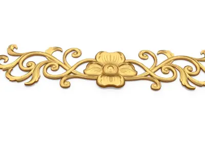 Classic decor ornament 132 3D model