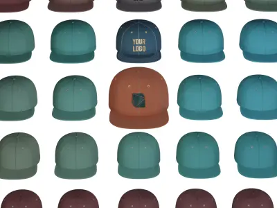 Custom Cap  Low-poly 3D model