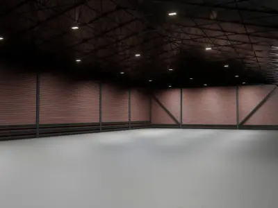 WAREHOUSE interior in the classic style 3D model