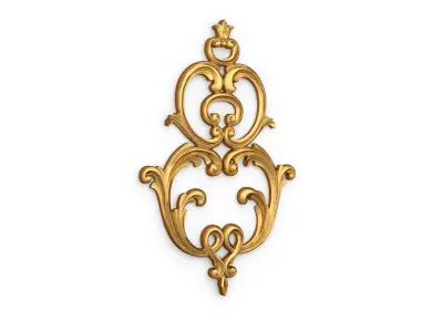 Classic decor ornament 325 3D model