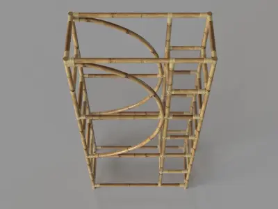 Justina Blakeney Etagere Bookcase 3D model