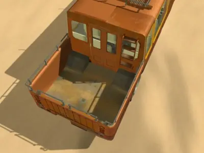 special engineering truck  maya model 3D model