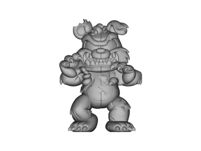 Cartoon Monster Dog 3D Model for Jewelry Pendant Design 3D print model