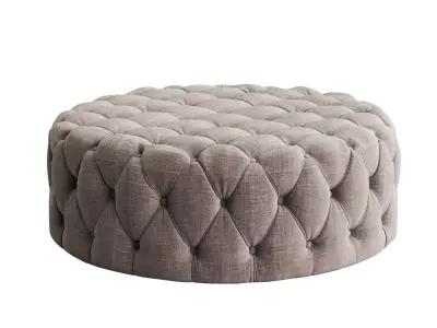 Knightsbridge Cocktail Ottoman 3D model